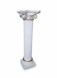 2x antike Säule Römische Säulen Marmorskulptur Figur Dekoration Sofort