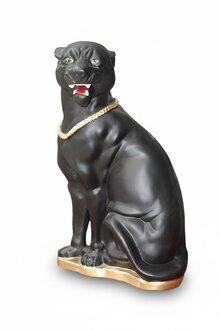 Design Panther Figur Garten Statue Skulptur Figuren Skulpturen Dekoration Sofort