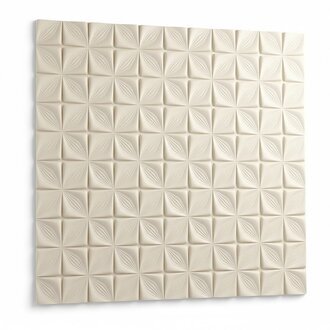 Moderne Paneele Wandpaneel Weiß 50x50 cm 5,00qm/20Stück 3D Paneele Sofort