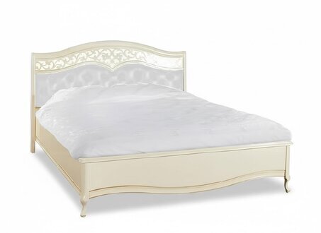 Klassisches Chippendale-Doppelbett im königlichen Stil Sofort