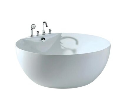 Luxuswanne Badewanne Relaxwanne Komfortwanne Design-Badewanne 160x160 cm