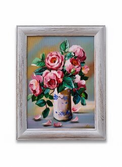 Zeitgenössisches abstraktes Ölgemälde auf Leinwand – handgefertigtes Unikat Sofort