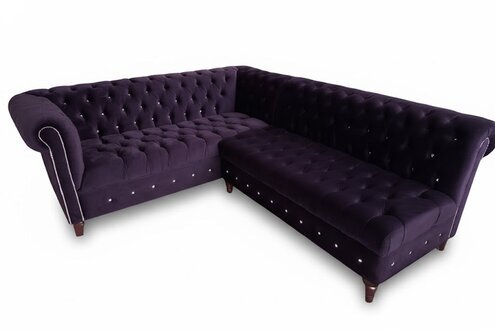 Chesterfield Ecksofa Couch 210x300cm Maßfertigung Luxus Sofa Sofort