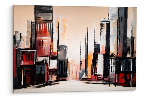 Modern Abstrakt Gemälde Ölbild Bild Leinwand 50 x 70 cm Sofort