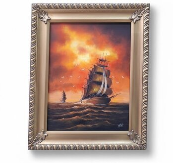 Handgemaltes Ölgemälde – moderne abstrakte Leinwandkunst Sofort