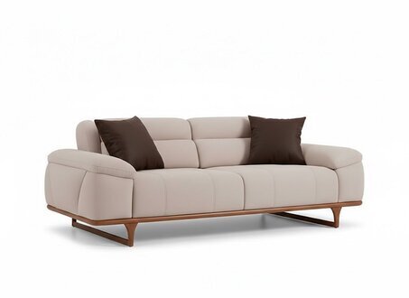 Luxuriöser 3-Sitzer in hellen Tönen – stilvoll und komfortabel für Ihr Zuhause Sofort