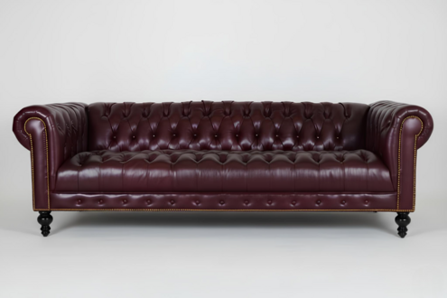 XXL Big Sofa Couch Chesterfield 240cm Polster Sofas 4 Sitzer 100% Leder Sofort