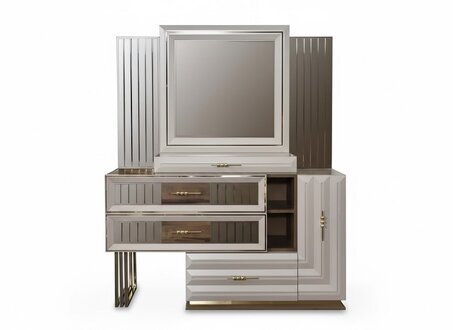 Schminktisch Frisiertisch Schminkkonsole Konsolentisch Beige Mädchen Sofort