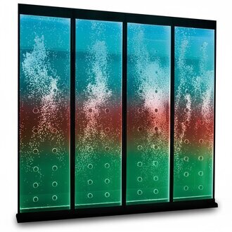 Moderne Trennwand Wasserwand Wände Wasserfall Water Wall Led 120x240 Sofort