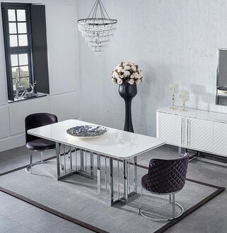 Moderne Esstisch Esszimmer Möbel Luxus Einrichtung Design Neu Tisch Sofort