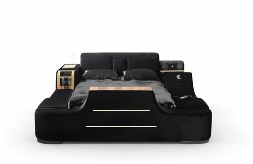 Bett mit tv Lift Fernseher Multifunktion Betten Doppelbett Schlafzimmer