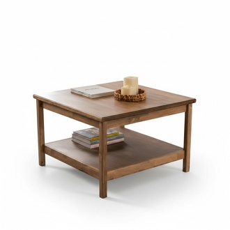 Moderner Dunkelbrauner Couchtisch Luxuriöser Sofatisch Edler Lounge-Tisch Sofort