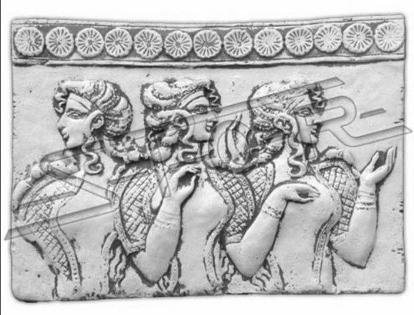 Relief Wand Steinplatte Asien Bild Bilder Reliefe Dekoration Garten Terrasse