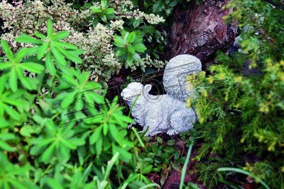 Garten Dekoration Eichhörnchen Terrasse Stein Figuren Figur Statue