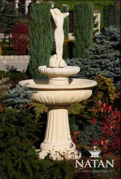 Zierbrunnen Springbrunnen 174cm Skulptur Brunnen Deko Garten Fontaine