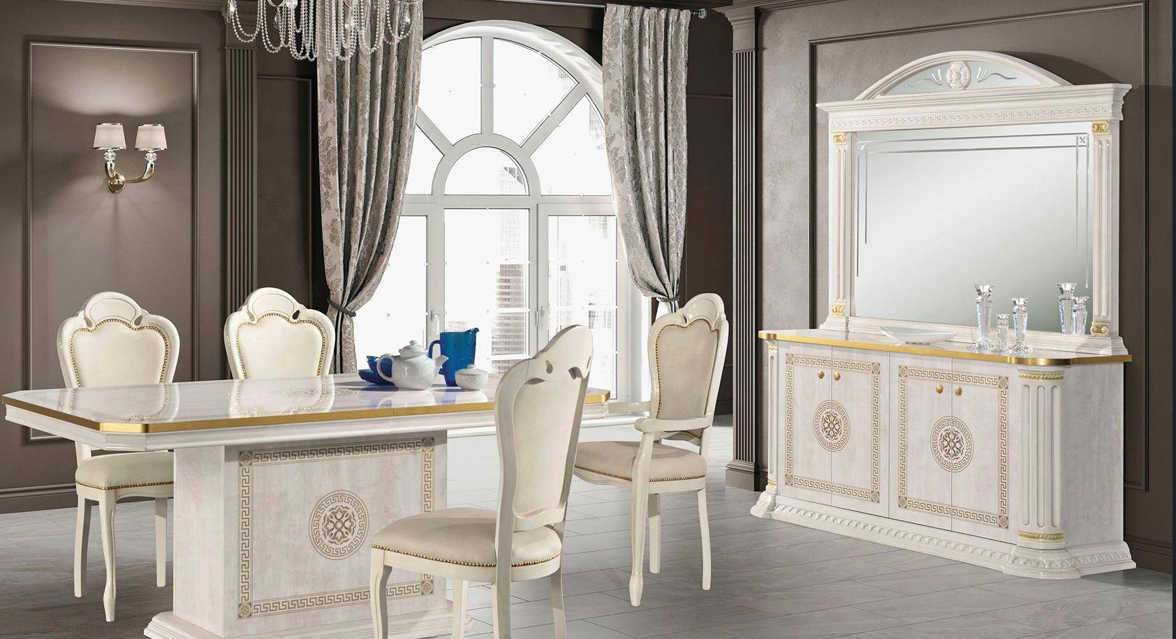 Set Kommode Spiegel Möbel Sideboard Kommoden Klassisch Holz Modern Luxus Design