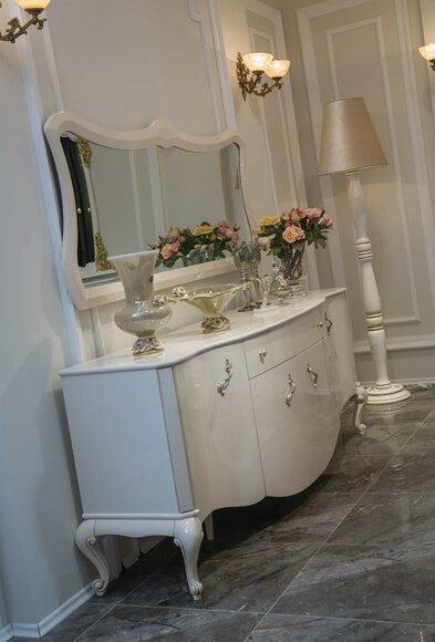 Kommoden Schrank Regal Konsole Möbel Holzschrank Set 2tlg. Kommode Spiegel