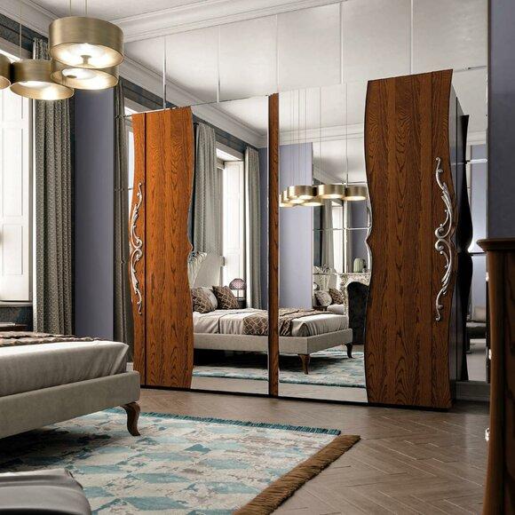 Schlafzimmer Kleiderschrank Holzmöbel neue barocke neue klassische Schränke