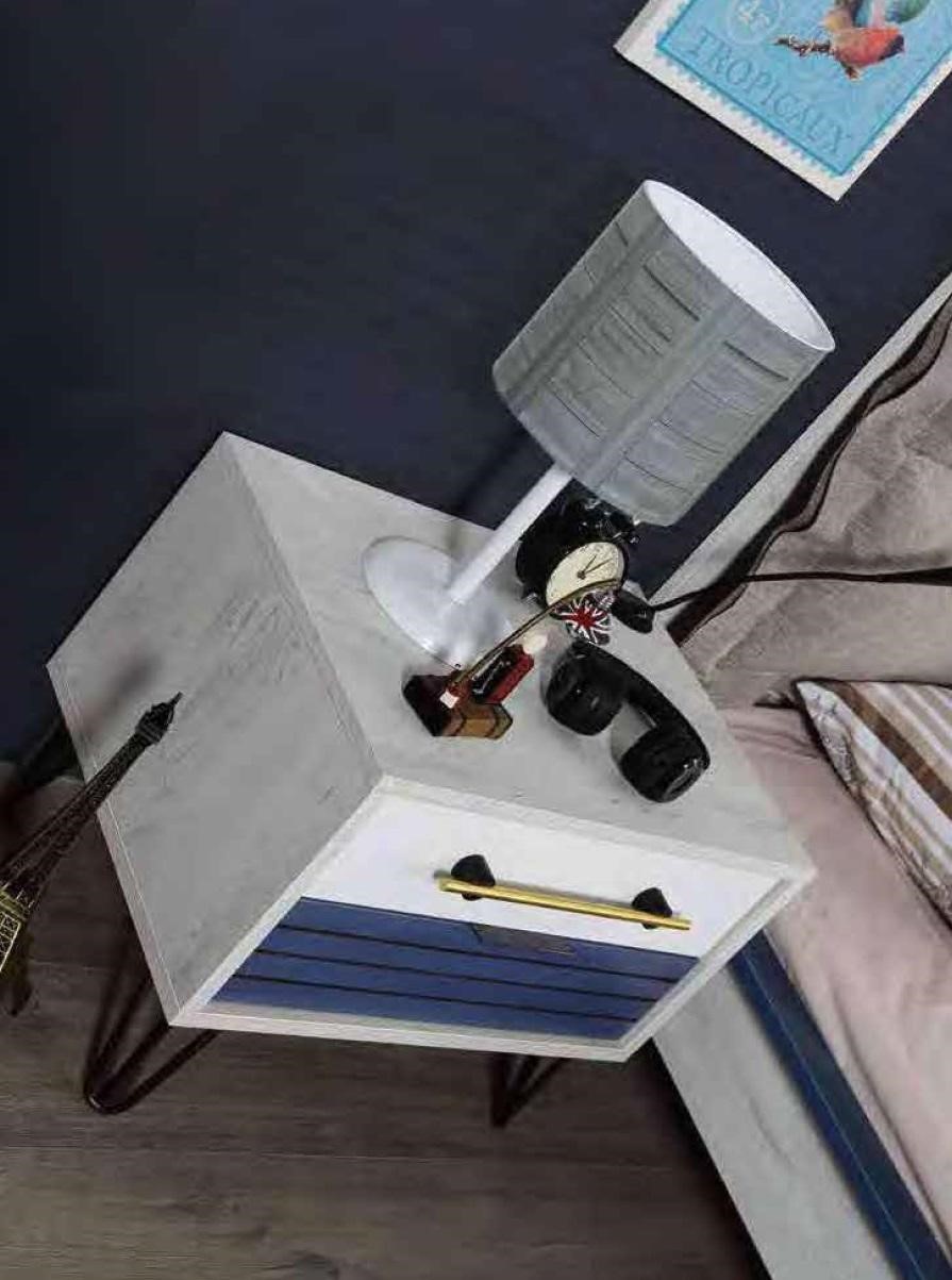 Nachttisch Nachtkonsole Design Beistelltisch Schlafzimmer Tisch Nachttische Neu