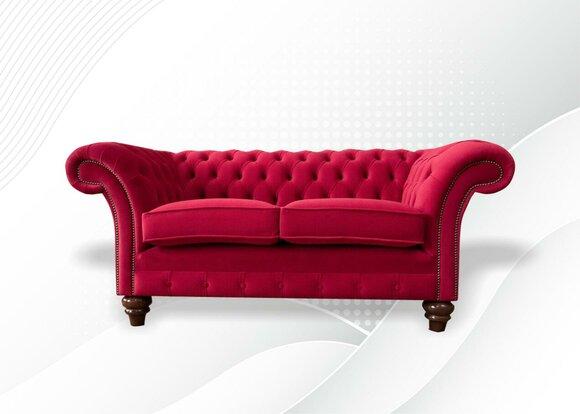 Sofa 2 Sitzer Couch Design Polster Modern Textil Stoff Bettfunktion Couchen Neu