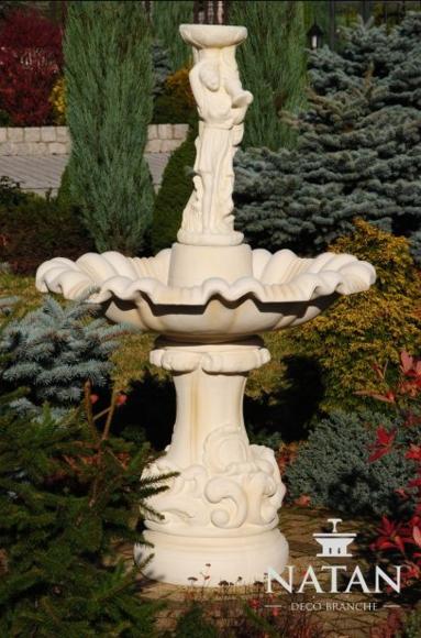 Zierbrunnen Springbrunnen Skulptur Brunnen Dekoration Garten Fontaine