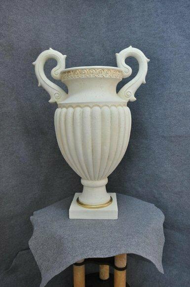 Design Blumen Vase Pokal Kelch Vasen Schalen XXL Boden Schale