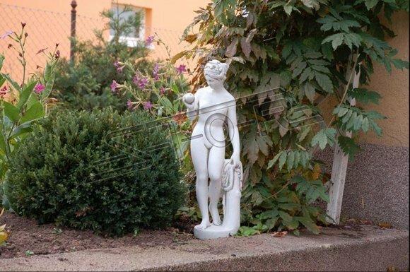 Garten Dekoration Frau 61cm Terrasse Stein Figuren Figur Deko Statue