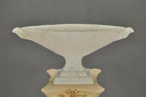 Schale Design XXL Obst Schale Dekoration Tisch Vase Klassischer Marmor