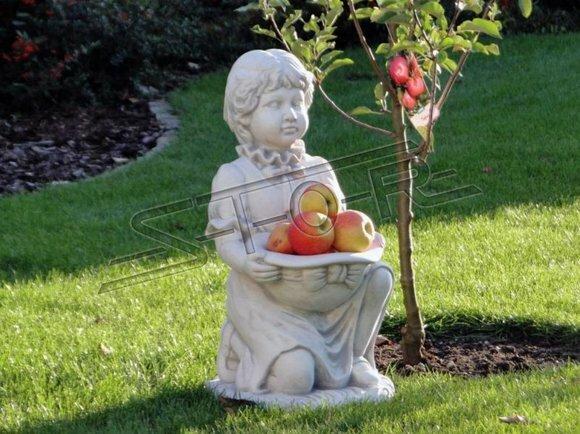 Kind Figur Skulptur Figuren Statue Figur Deko Design Garten Dekoration