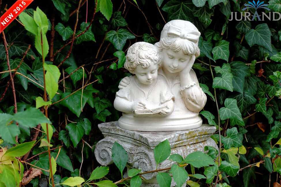 GARTENFIGUR STEINFIGUR FIGUR GARTEN SKULPTUR STEINGUSS FROSTFEST 29 cm - 1616
