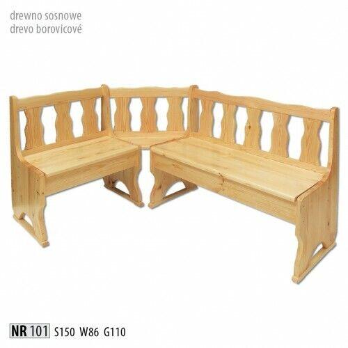 Eckbankgruppe Esszimmergruppe Eckbank Sitzgruppe Truhe Hocker Massive Kiefer Neu