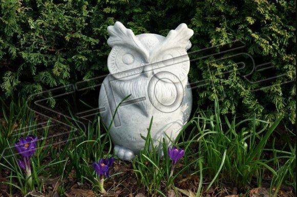 Garten Dekoration Eule Terrasse Stein Figuren Figur Deko Statue Skulptur
