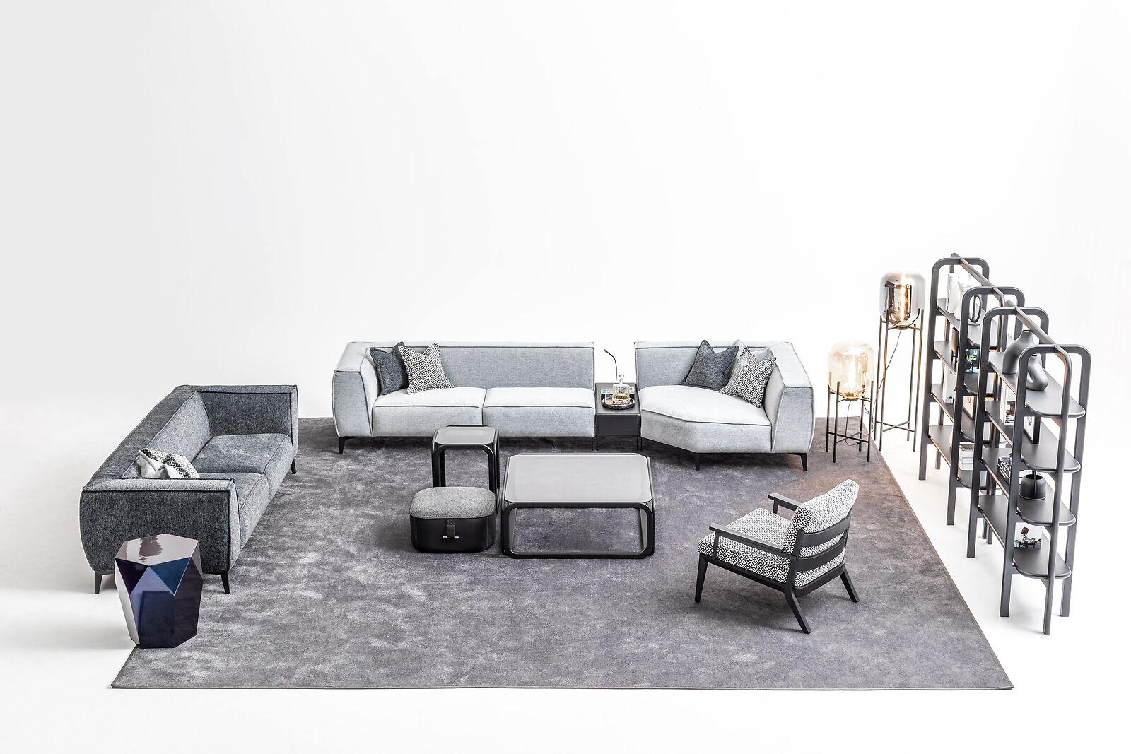 Sofagarnitur xxl Couch Texil Big Sofa 5+3+1 Sitzer Polster Stoff Couchen
