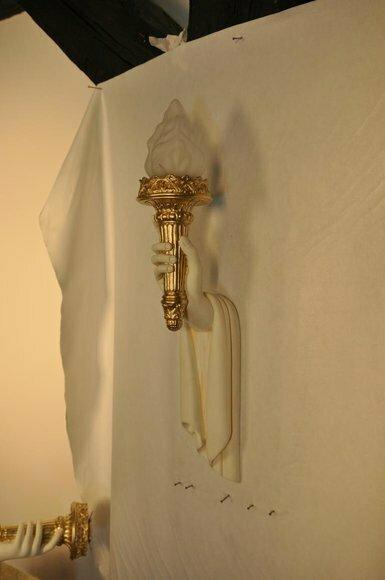 Klassische Design Fackel Wandleuchte Leuchten Wand Lampe Lampen