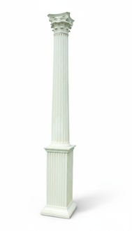 313 cm XXL Big Säule Stil 1900 Alt Griechischer Antiker Stil Restaurant Caffee