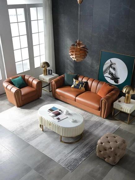 Sofagarnitur 3+1 Sitzer Klassische Wohnlandschaft Sofas Couchen Polster