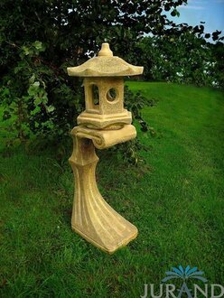 Bonsai Garten Dekoration Vogel Futter Säule Figur Skulptur Dekoration Deko 1903