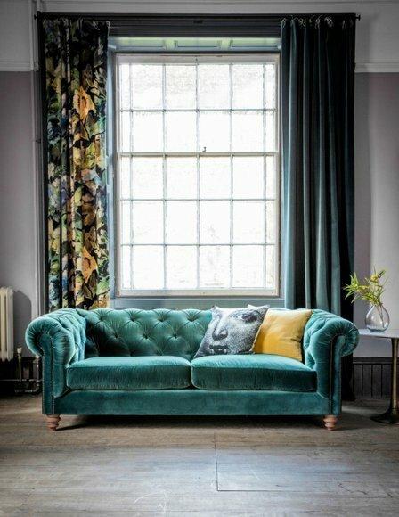 Design Chesterfield Sofagarnitur 3+2+1 Couch Leder Vintige Couch