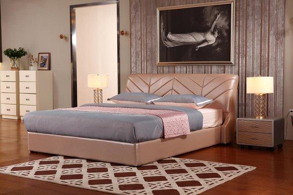Modernes Luxus Design Bett XXL Betten Stil Hotel Doppel Leder 140 160 180x200cm