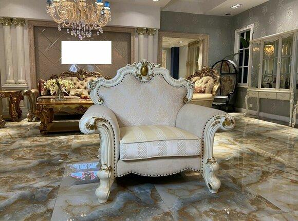 Textil Sessel 1 Sitzer Sofa Polster Sofas Design Luxus Klassische Barock