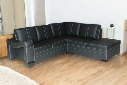 Designer Couch L Form Polster Couchen Neu Leder Garnituren Wohnlandschaft Sofort
