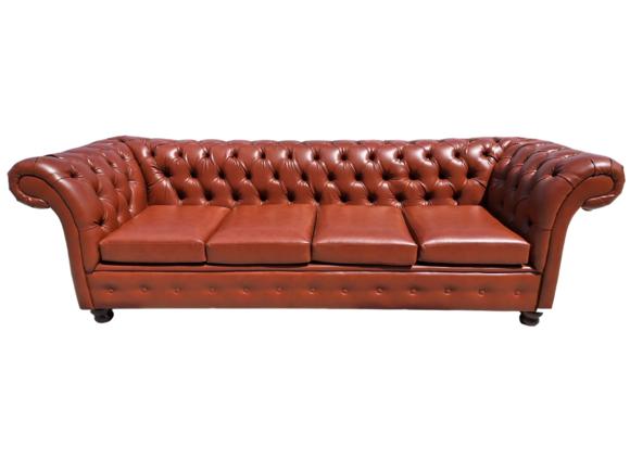 Sofa 4 Sitz Couch Sofas Couchen Chesterfield Design Viersitzer Kunstleder Sofort