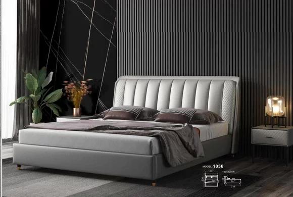 Designer Bett Schlafzimmer Betten Textil Leder Hotel Luxus Polster XXL