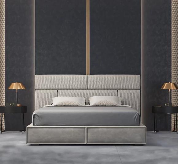 Betten Design Bett Doppel Ehe Modernes Hotel Gestell Schlaf Zimmer