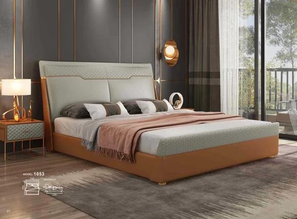 Luxus Schlafzimmer Bett Polster Design Luxus Doppel Betten Leder Hotel