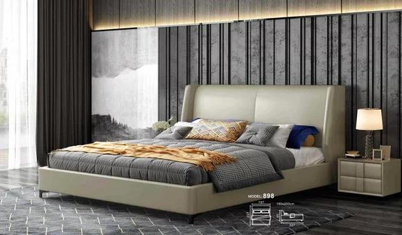 Italienische Stil Möbel Holz Bett Ehe Betten Design Polster Schlafzimmer 180x200