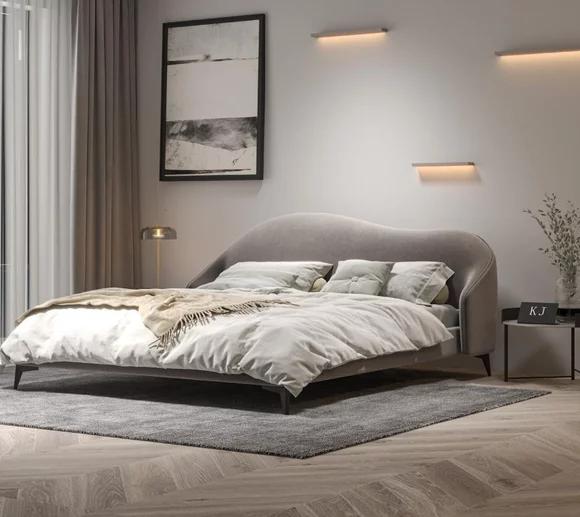 Italienische Schlafzimmer Möbel Polster Doppel Bett Design Betten