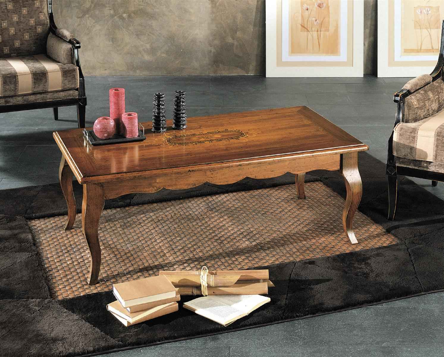 Wohnzimmer Tische Barock Holz Couchtische Massiv Klassischer Couchtisch Tisch
