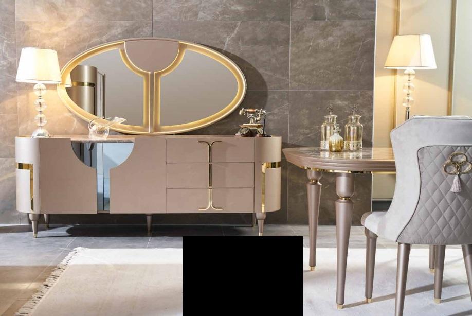 Konsole Möbel Holzschrank Spiegel Kommode Schrank Luxus Kommoden Schrank Regal