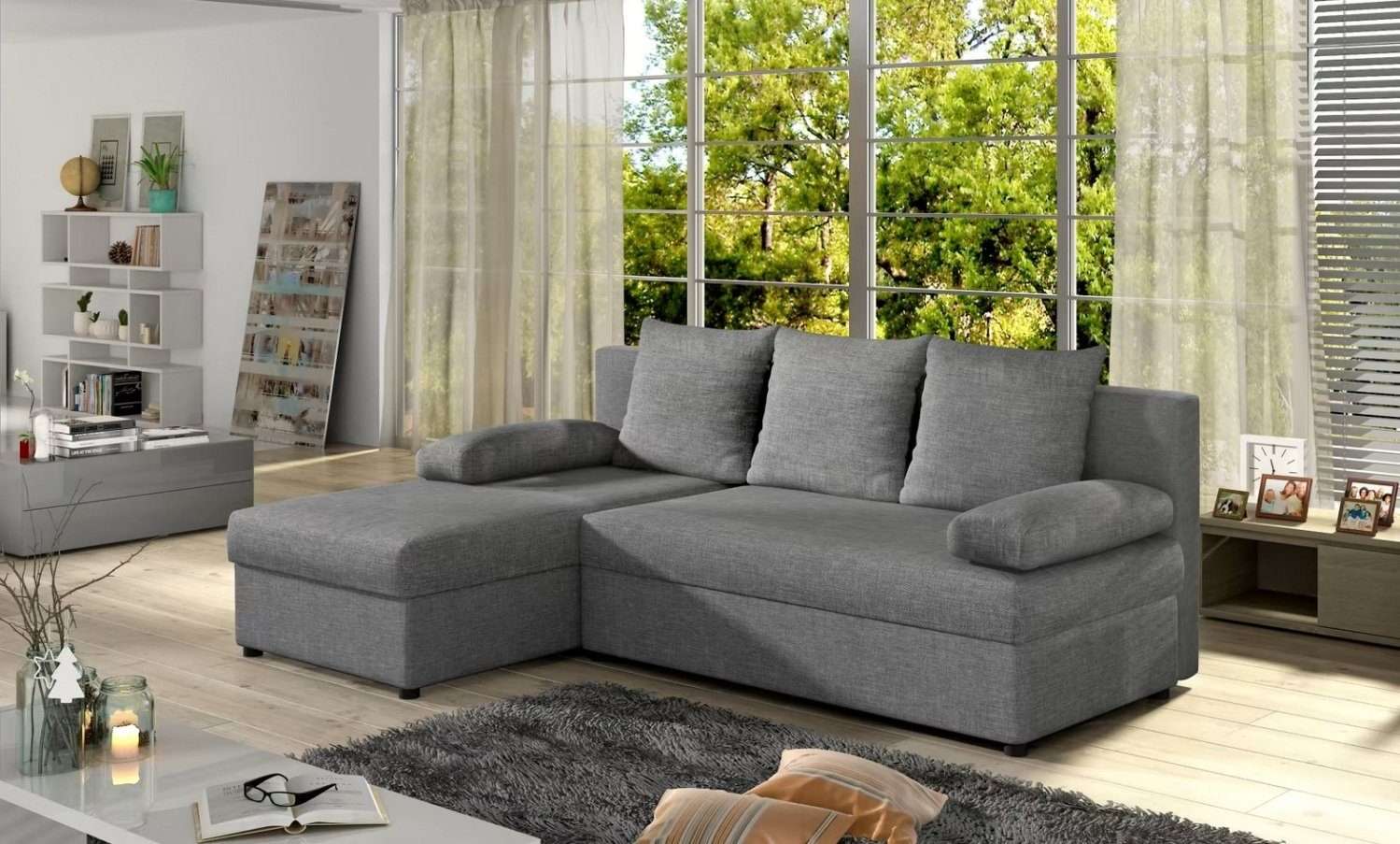 Designer Sofa Ecksofa Stoffsofa Schlafsofa Sofa Textil Samt Eckcouch Couch Sofort